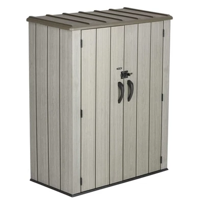 Lifetime Plastic Equipment Cabinet Storage Cupboard Tool Shed - Image 1 of 4