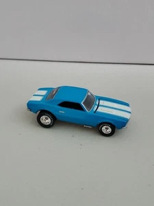 Hot Wheels Walmart Motor City Classics 1967 '67 Camaro Blue with Real Riders - Picture 1 of 6