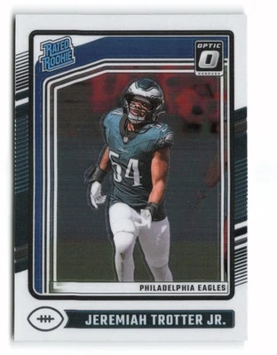 2024 Donruss Optic #250 Jeremiah Trotter Jr. Rookie Philadelphia Eagles RC - Image 1 of 2