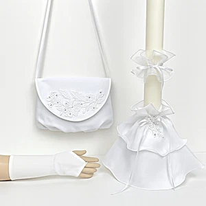 Pañuelo de velas bolso de comunión falda de velas guantes para vestido de comunión *38 - Imagen 1 de 6