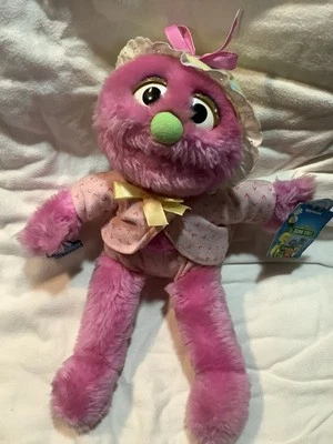 Muñeca de peluche Natasha Baby Sesame Street Baby 1995 de colección 13" etiquetas de aplausos Jim Henson Foto 1 de 4