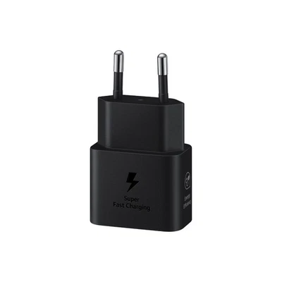 Samsung Schnellladegerät, USB-C, 25W ohne Datenkabel, Schwarz - Bild 1 von 4