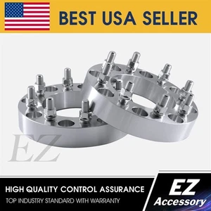 Wheel Adapters 8 Lug 8x170 Ford F250 Super Duty Spacers 2.5" - Picture 1 of 5