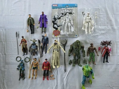 Marvel Legends Khonshu Baf Moonknight Man-Thing Phantom Ghost Lot-14🔥🔥 - Image 1 of 4