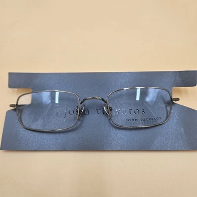 John Varvatos Mens Eyeglass Frames V113 Antique Gold 49-21-135 New  - Image 1 of 4