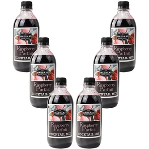 6X Hauraki Raspberry Parfait Creamy Notes Cocktail Mix 500ml Easy Mix makes 10L - Picture 1 of 5