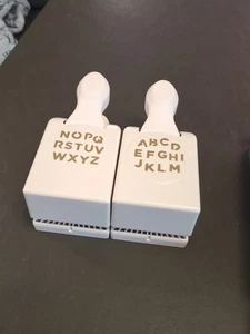 Martha Stewart ALPHABET Letters Uppercase Punches Paper Punch Lot Set  - Picture 1 of 1