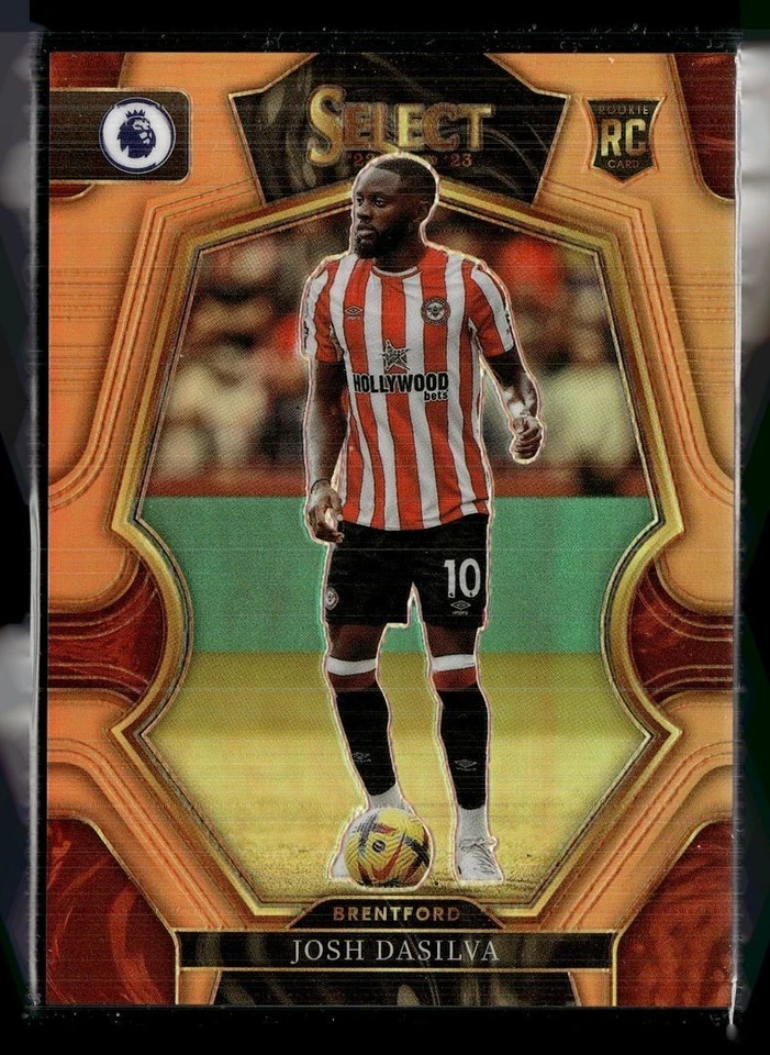 2022-23 SELECT PL ORANGE /75 MEZZANINE ROOKIE JOSH DASILVA BRENTFORD - Image 1 of 1