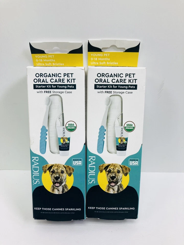 Radius Puppy Canine Organic Dental Solutions Kit 234488