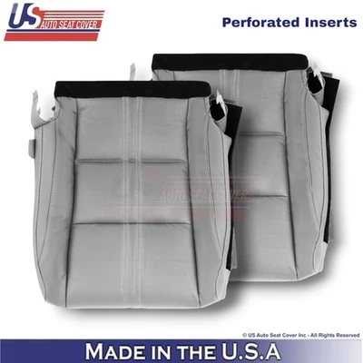 Para Lexus RX350 RX450h 2016-2022 cuero perfecto Fundas de asiento inferiores gris Stratus Foto 1 de 4