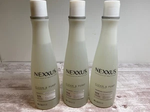 3x Nexxus CLEAN & PURE Shampoo with XX Protein Fusion, 13.5 oz - FREE SHIPPING! - Picture 1 of 1