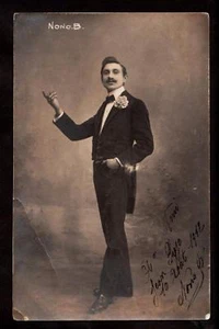 signed real photo actor nono b. france postcard - Picture 1 of 1