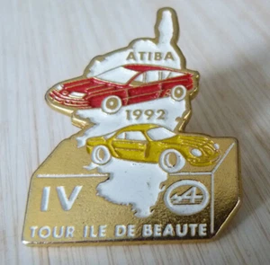 SELTENE PINS AUTO ALPINE RENAULT A 110 610 TOUR DE IL DE BEAUTE RALLYE KORSIKA 92 - Bild 1 von 1
