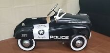 Vintage Police Highway Patrol Metal Pedal Car by Burns Novelty & Toy Co