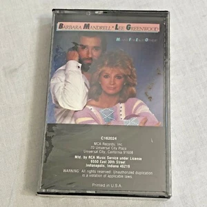 1984 Barbra Mandrell & Lee Greenwood Meant For Each Other Cassette Tape MCA - Picture 1 of 7