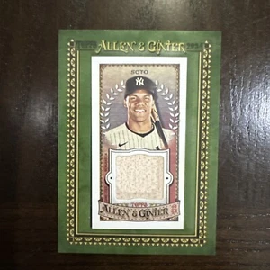 Mini reliquia de murciélago enmarcado Topps Allen and Ginter Juan Soto 2024 Yankees - Imagen 1 de 4