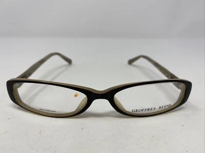 Geoffrey Beene Presence BLK 51-15-140 Black/Brown Full Rim Eyeglasses Frame XG21 Foto 1 de 4
