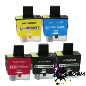 Cartucho de 5 tintas se adapta a Brother LC41 IntelliFax-1840C DCP-120C MFC-620CN - Imagen 1 de 1