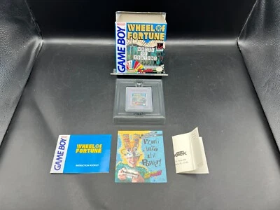 Wheel of Fortune Game Boy Complete in Box CIB w/ Inserts+Reg. Card RARE - Image 1 of 4