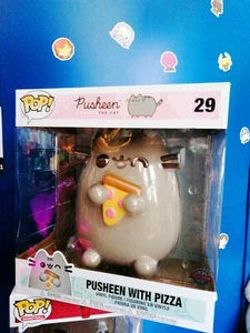 Pusheen Super Sized POP! Figure with Pizza 25 cm Funko 29 #eBayheroes - Picture 1 of 8