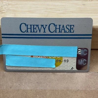 Chase Manhattan Bank MasterCard credit card expired 1990 S124 - Image 1 of 2