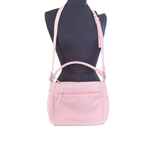Kate Spade Cobble Hill Little Curtis Crossbody Pebbled Leather Baby Pink9.5x8 - Picture 1 of 20