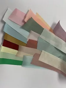 Nastro di seta 32 mm (1 1/4") 20 colori 1 iarda ciascuno - Foto 1 di 1