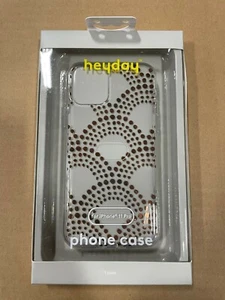 heyday Apple iPhone 11 Pro / X / XS Clear Case - Gold Scallop Dot - Bild 1 von 3