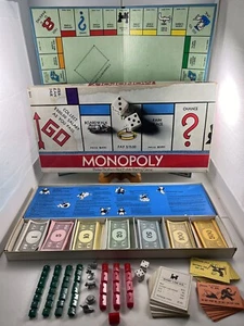 Monopoly Spiel Nr. 9 Oldtimer 1974 fast komplett guter Zustand - Bild 1 von 13