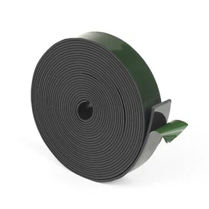 Adhesive Solid Rubber Strips 1” Wide x 1/16" Thick x 240" Long Self Neoprene ... - Picture 1 of 6