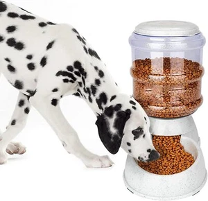 Automatic Dog Feeders for Large Dogs 3 Gallon Gravity Dog Feeder Large Breed - Picture 1 of 6