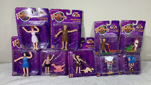 1993 FLINTSTONES MOVIE LOT Of 9 Collectible Figures Mattel