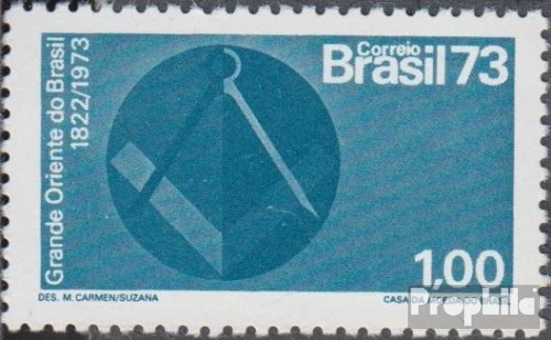 Brazil 1389 used 1973 Freimaurergroßloge - Image 1 of 1