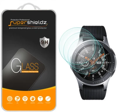 3X Supershieldz Tempered Glass Screen Protector for Samsung Galaxy Watch (46mm) - Image 1 of 4