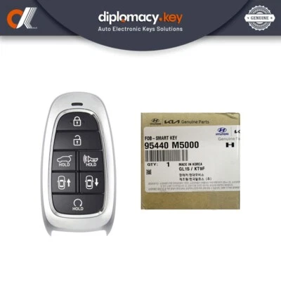 Genuine Hyundai Nexo 2019-2021 Smart Key 7 Buttons 433MHz 95440-M5000 - Image 1 of 3