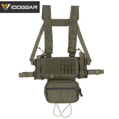 IDOGEAR Modular Tactical Chest Rig Tactical Vest MK3 Full Set w/ 5.56 Mag Pouch - Image 1 of 4