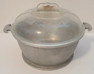 Olla de horno holandesa tostadora freidora de pollo de 10" Guardian Service de colección + tapa de vidrio 6C-51 - Imagen 1 de 9