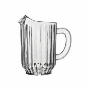Water Jug 1.8 Litre Clear Pitcher High Quality SAN Plastic Beer Soft Drink - Picture 1 of 1
