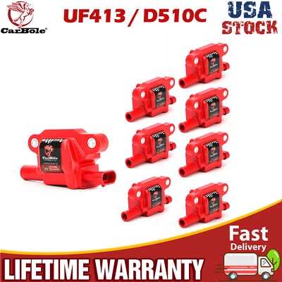 8Pack Ignition Coil For Chevy Silverado 1500 Tahoe GMC Sierra 2007-2016 D510C US - Image 1 of 4