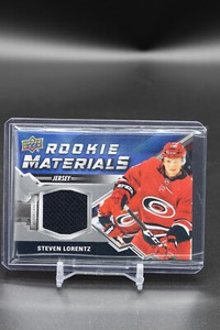 2020-21 Upper Deck Hockey Series 2 Steven Lorentz Rookie Materials #RM-SL Patch
