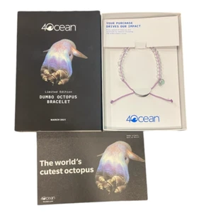 4Ocean Limited Edition Box Set Dumbo Octopus Bracelet New Adjustable Size - Picture 1 of 3