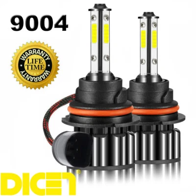 4-Sides 9004 LED Headlight for Dodge RAM 1500 2500 3500 1994-2001 High Low Beam