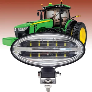 Oval LED Work Light For John Deere 8000R Series RE573609,RE269638,Tractors 5R-9R - Picture 1 of 12