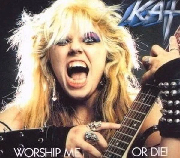KAT Worship Me Or Die RARE OOP LTD ED GOLD DISC CD THE GREAT KAT - Image 1 of 1