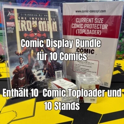 Comic Concept Display Bundle 10x Comic Concept Current Size Protector Toploader