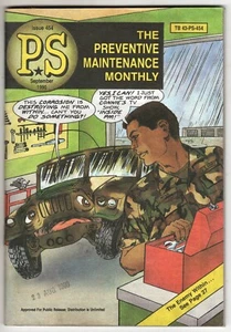 Preventive Maintenance Monthly PS  Issue 454 September 1990 Jeep Pickup Army - Imagen 1 de 2