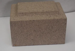 MacKenzie Classic Urn Vault Ashes Adult Animal Remain Cremation Faux Stone READ - Picture 1 of 9