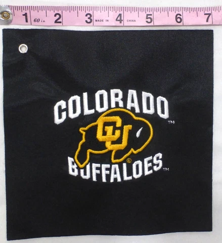 University of "Colorado Buffaloes" Small Swatch Pendant Flag, 7" x 7" Cover
