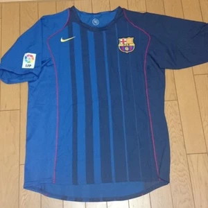 MINT   FC Barcelona 2004 2005 Large Away Jersey Maglia Spain Ronaldinho Messi - Picture 1 of 6