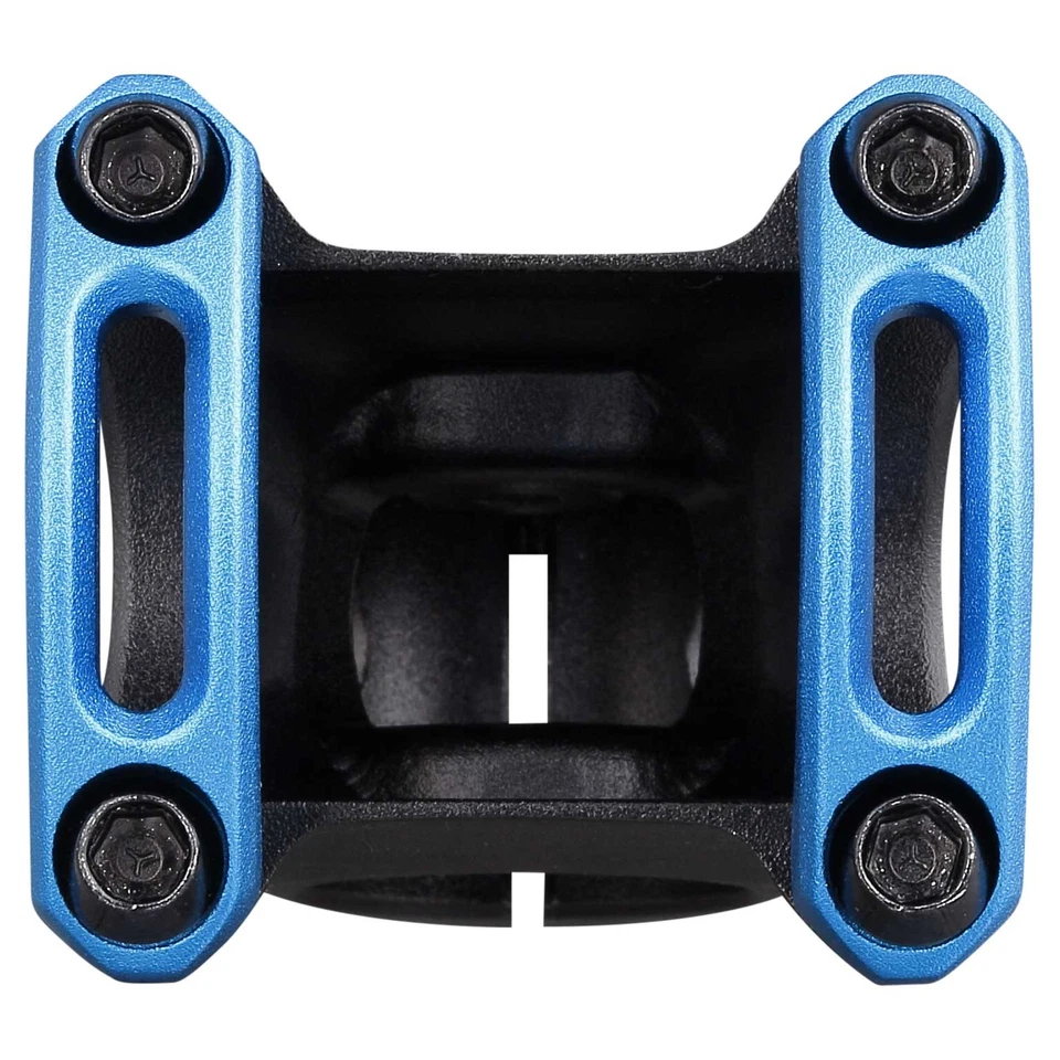SPANK SPLIT Stem 33mm 31.8mm Blue Aluminum |Highly Weight-Optimized Single Crown - Image 1 of 3
